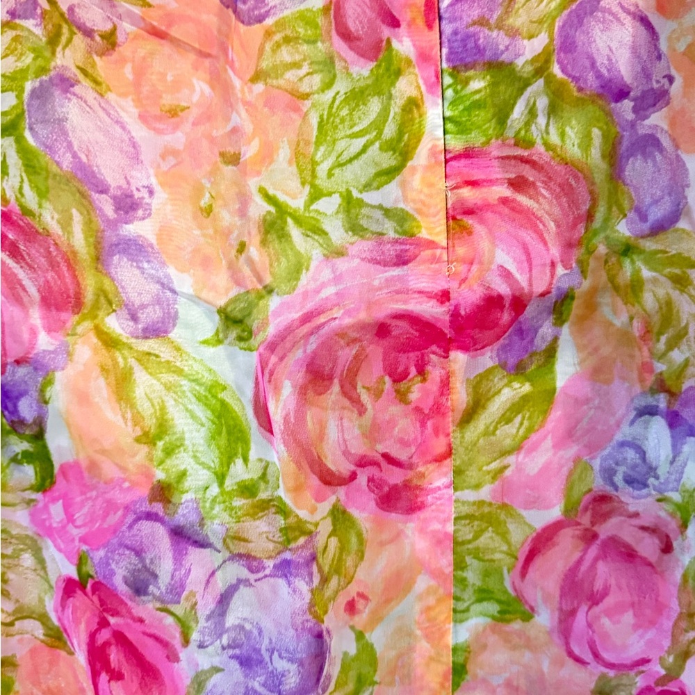Sheer Floral Zip Front Blouse | Y2K Romantic Top | 3/4 Sleeve - Picture 2 of 8